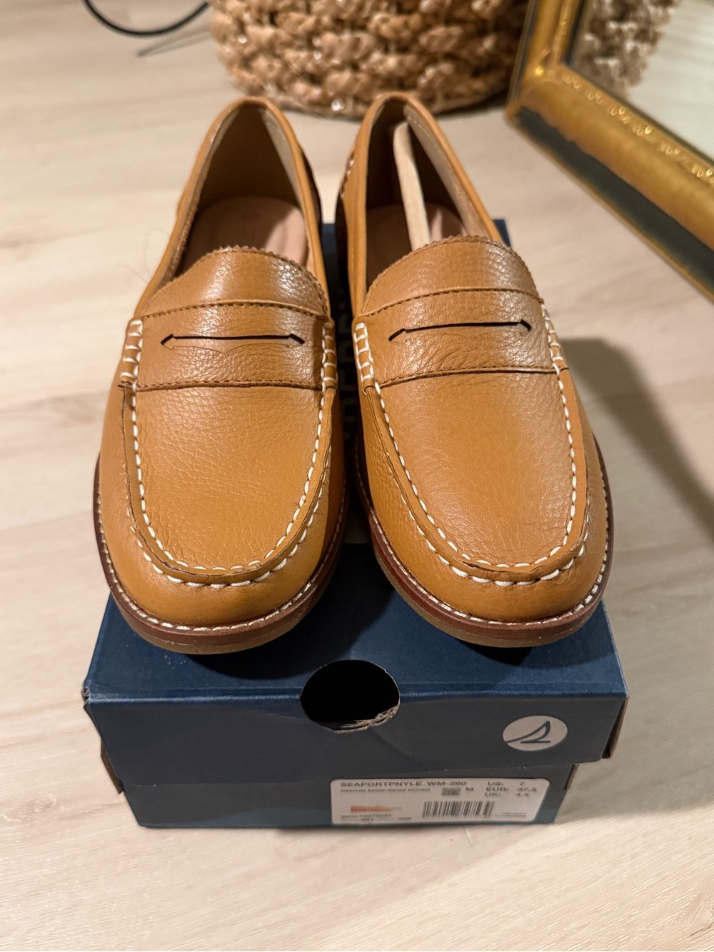Sperry Women’s Classic Penny Loafers in Tan - Seaport